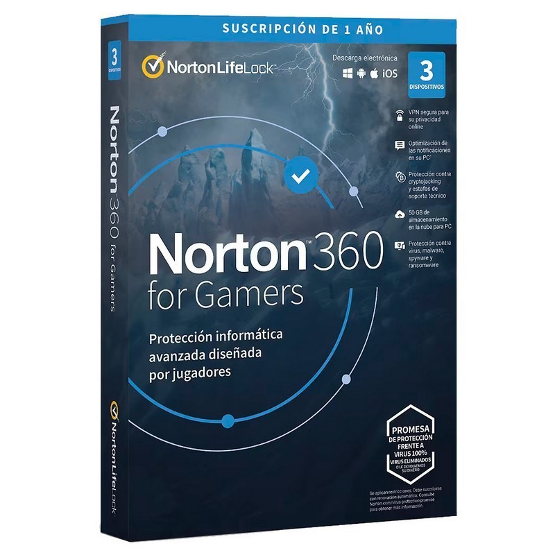 NORTON 360 FOR GAMERS 50GB...