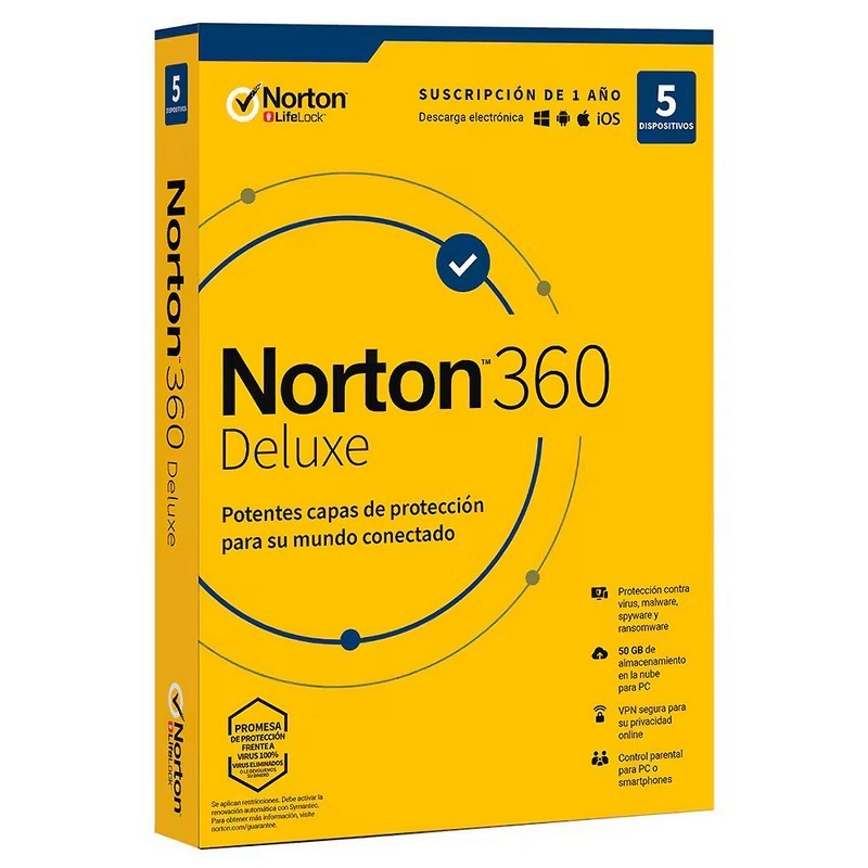 NORTON 360 DELUXE 50GB ES 1...