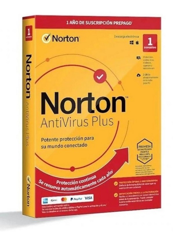 NORTON ANTIVIRUS PLUS 2GB...