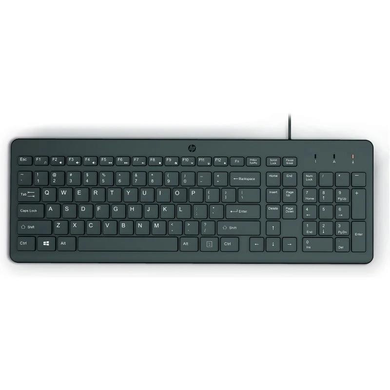 TECLADO HP 150 USB BLACK