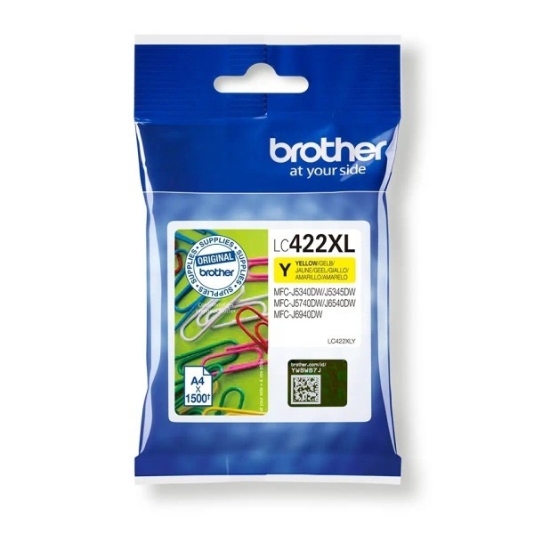 TINTA BROTHER LC422 XL YELLOW