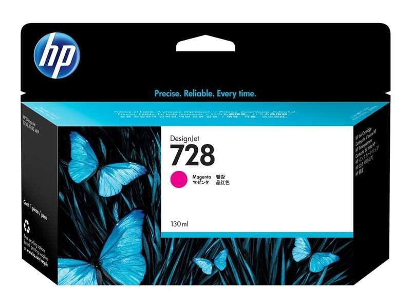 TINTA HP F9J66A 728 MAGENTA