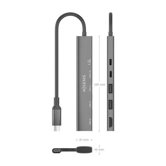 DOCKING USB-C AISENS HDMI...